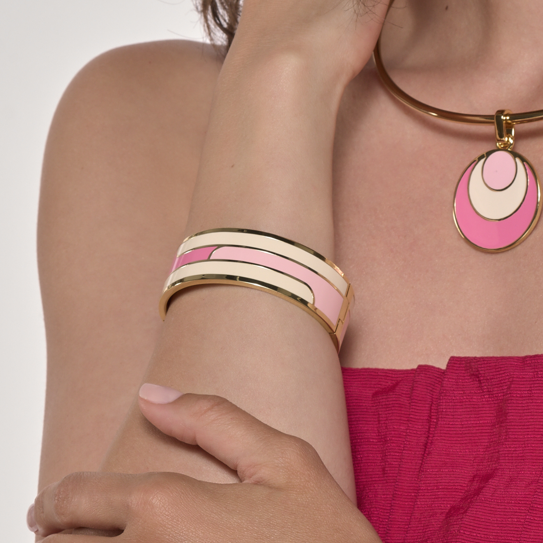 Bracelet Gaya - Rose Coton