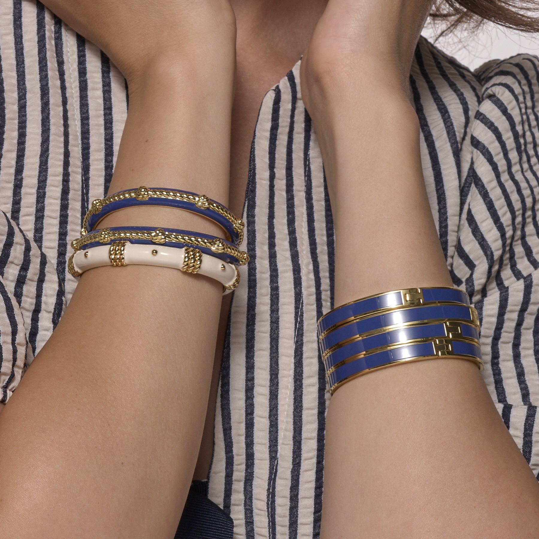 Bracelet Bangle - Bleu Navy