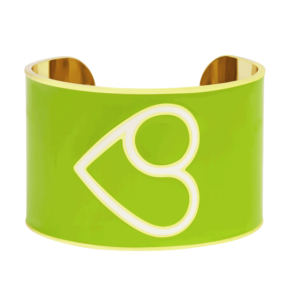 Manchette Coup de Coeur - Green Flash - Bangle-Up 