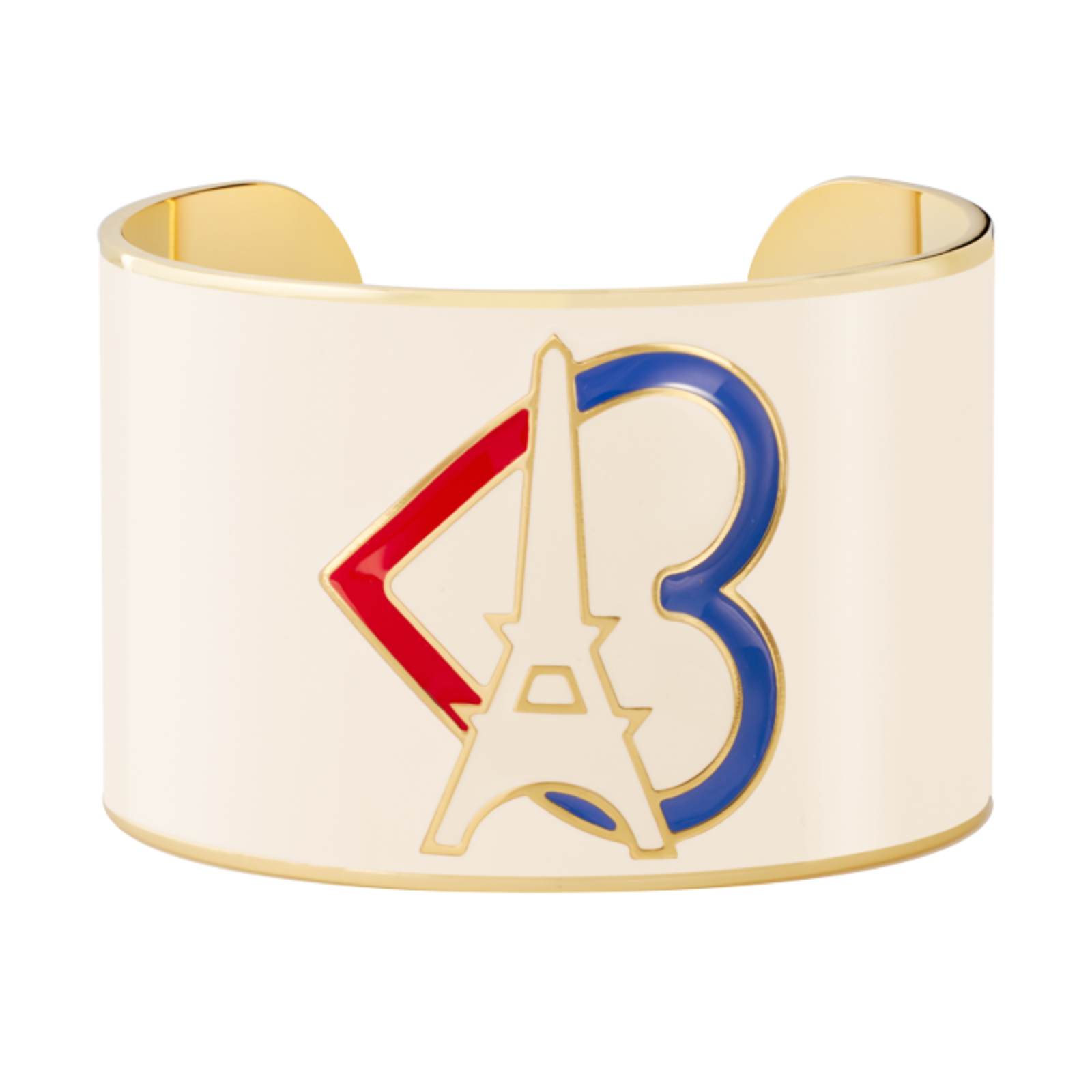 Manchette Eiffel - Bleu Blanc Bangle - Bangle-Up 