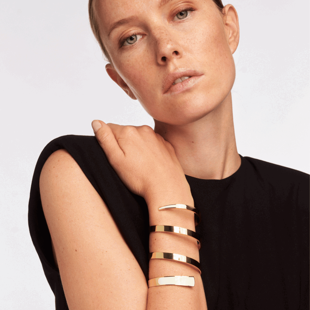 Manchette TARA - Blanc Sable - Bangle-Up 