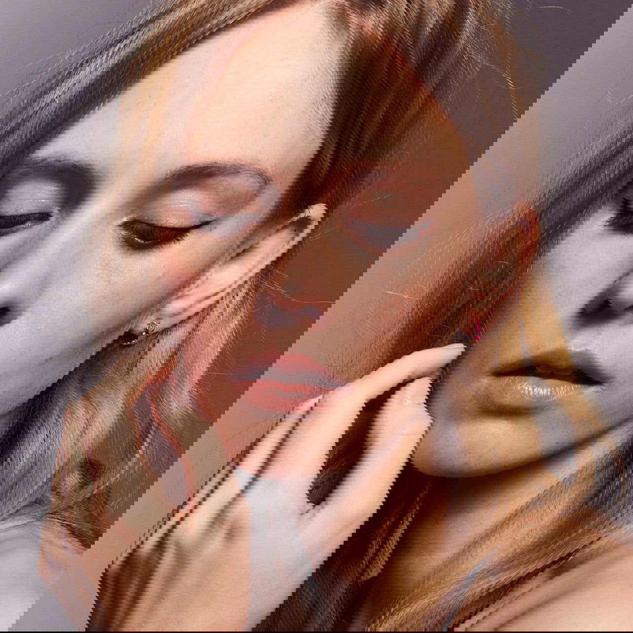 Mini Créoles Lumi - Rose cabaret - Bangle-Up 