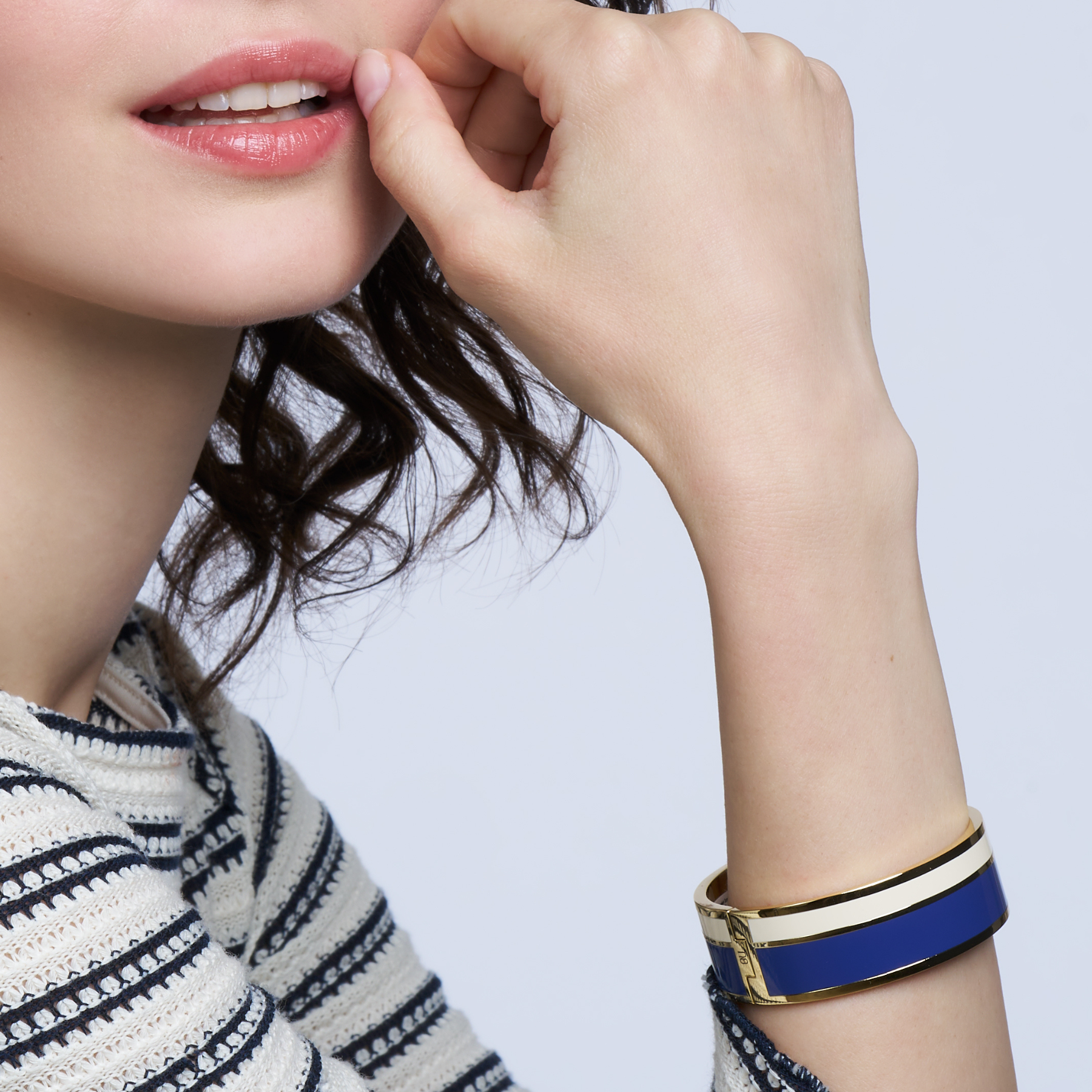 Bracelet Vaporetto - Bleu Navy / Blanc Sable
