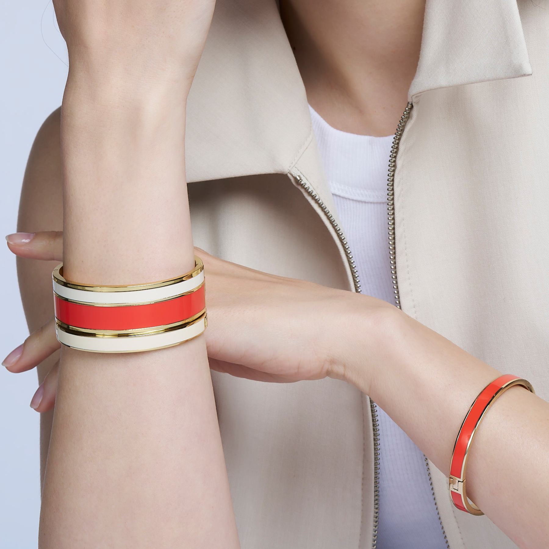 Bracelet  Bangle - Orange Tangerine