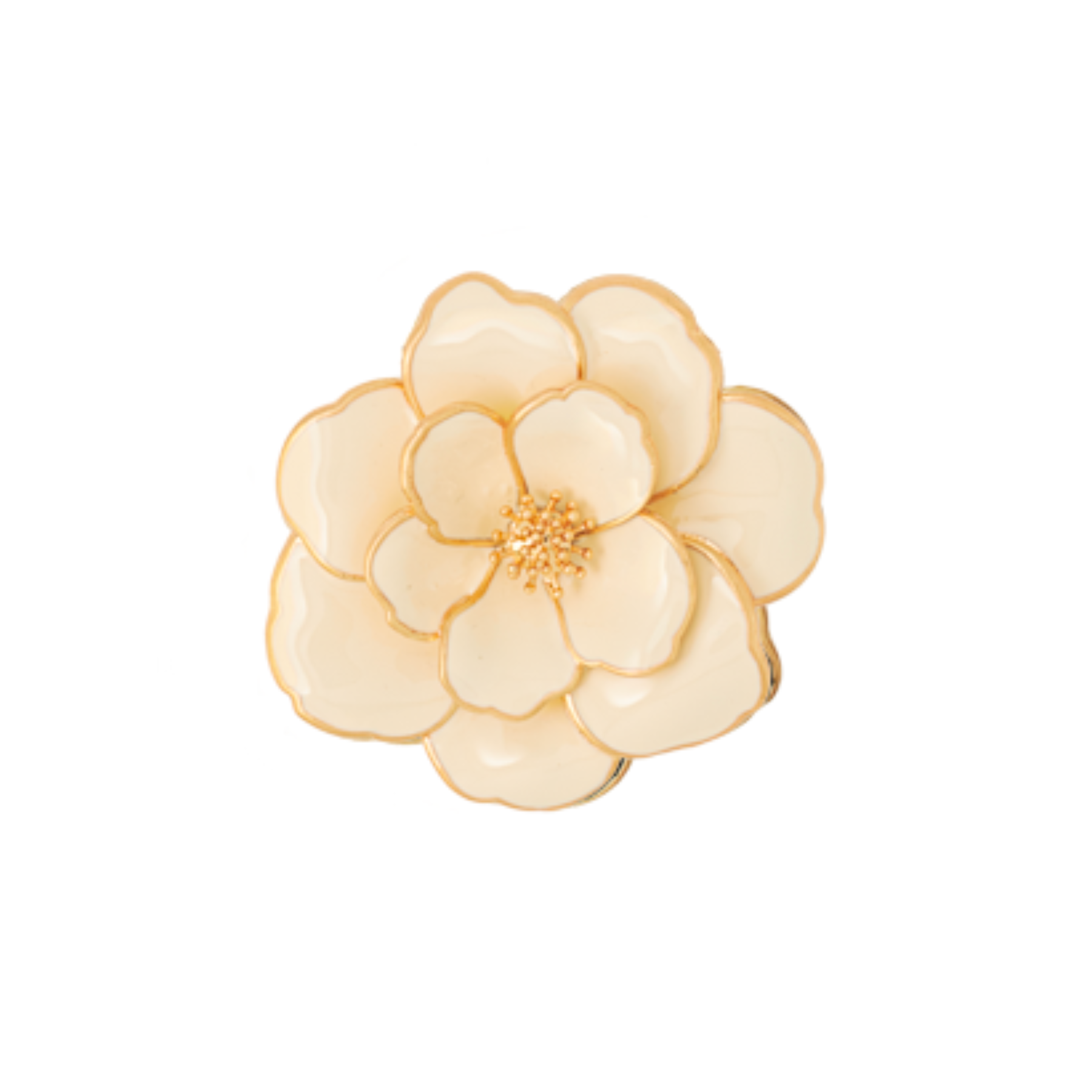 Pendentif Peony - Blanc Sable