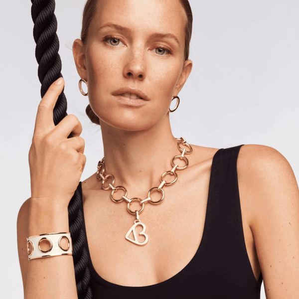 Pendentif AN-O - Blanc Sable - Bangle-Up 