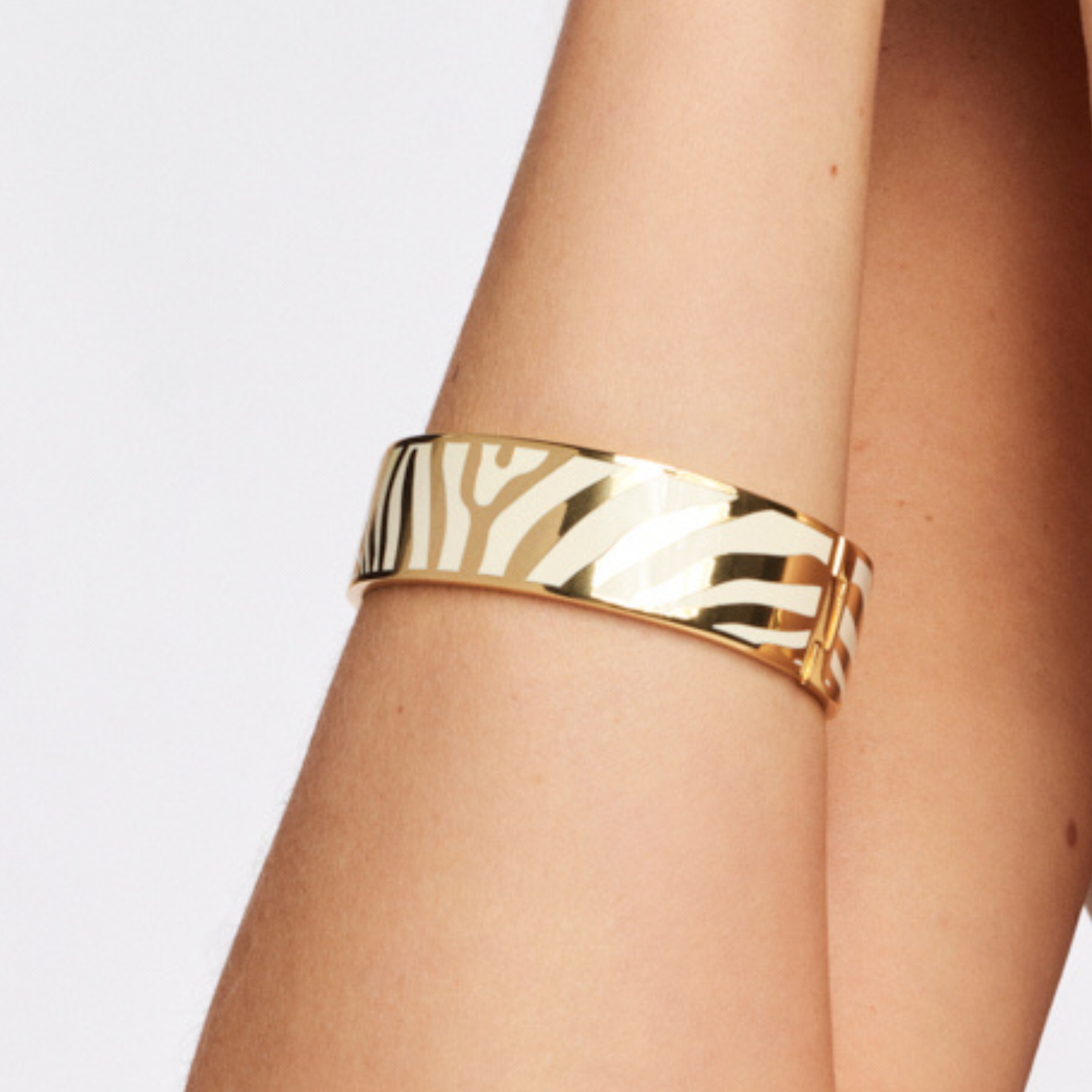 Bracelet ZEBRA - Blanc Sable