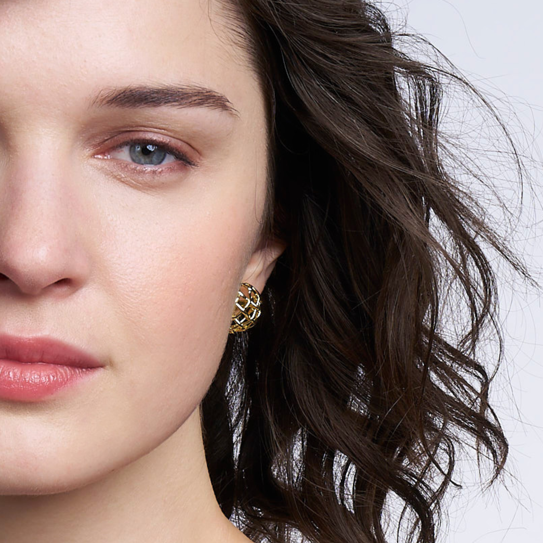 Boucles d'Oreilles Vénus - Or Light