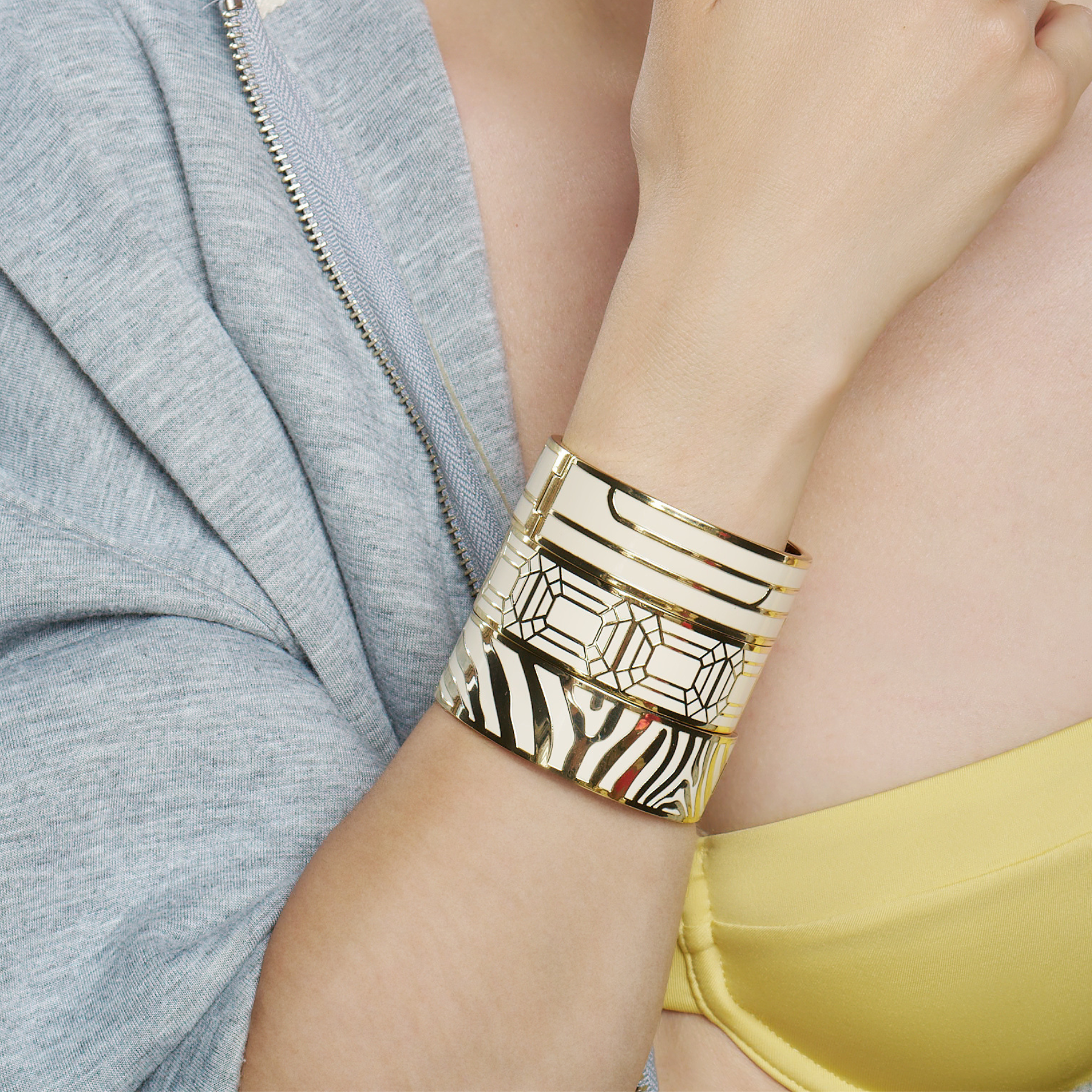 Bracelet GEM - Blanc Sable