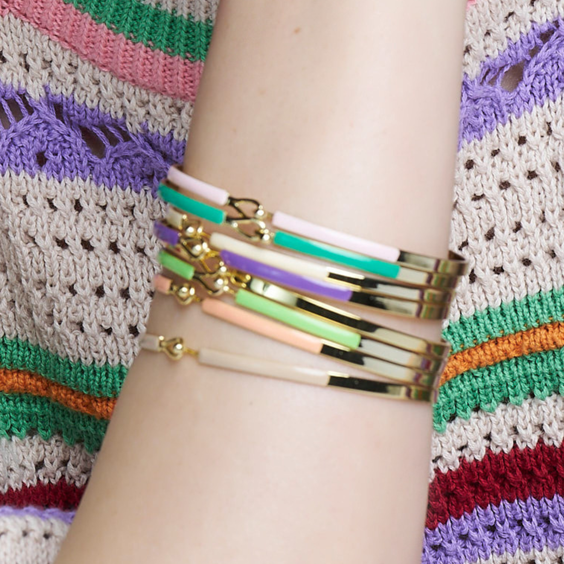 Bracelet Lily - Rose Coton