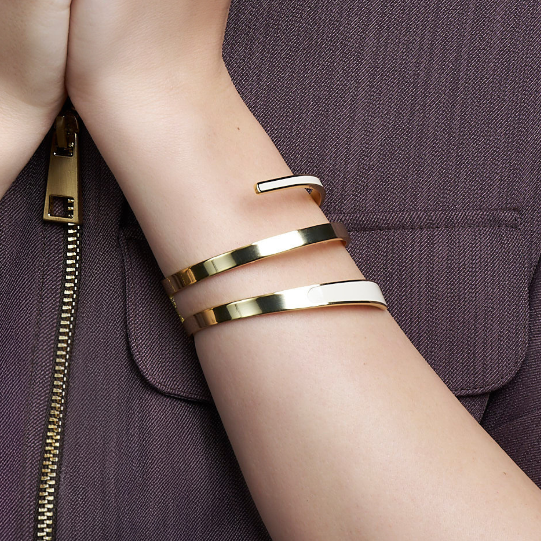 Mini-Manchette TARA - Blanc Sable