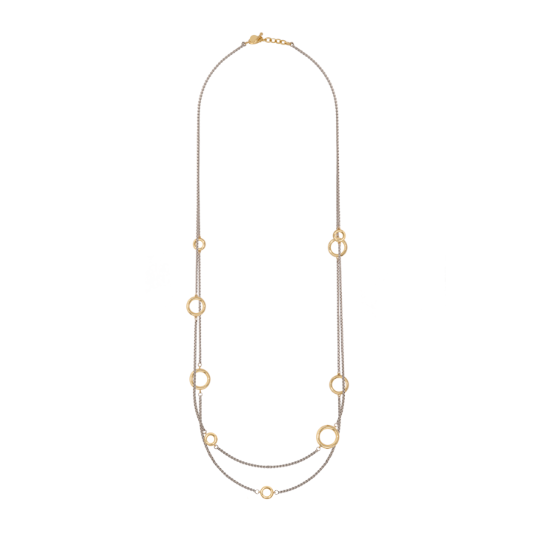 Collier Sautoir EYELET - Bicolore