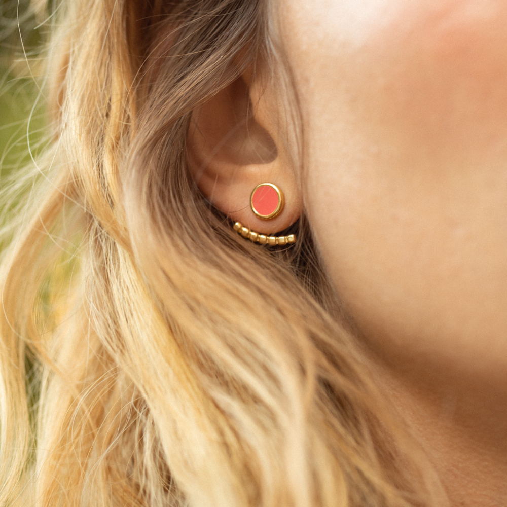 Comete Earrings - Ispahan Pink